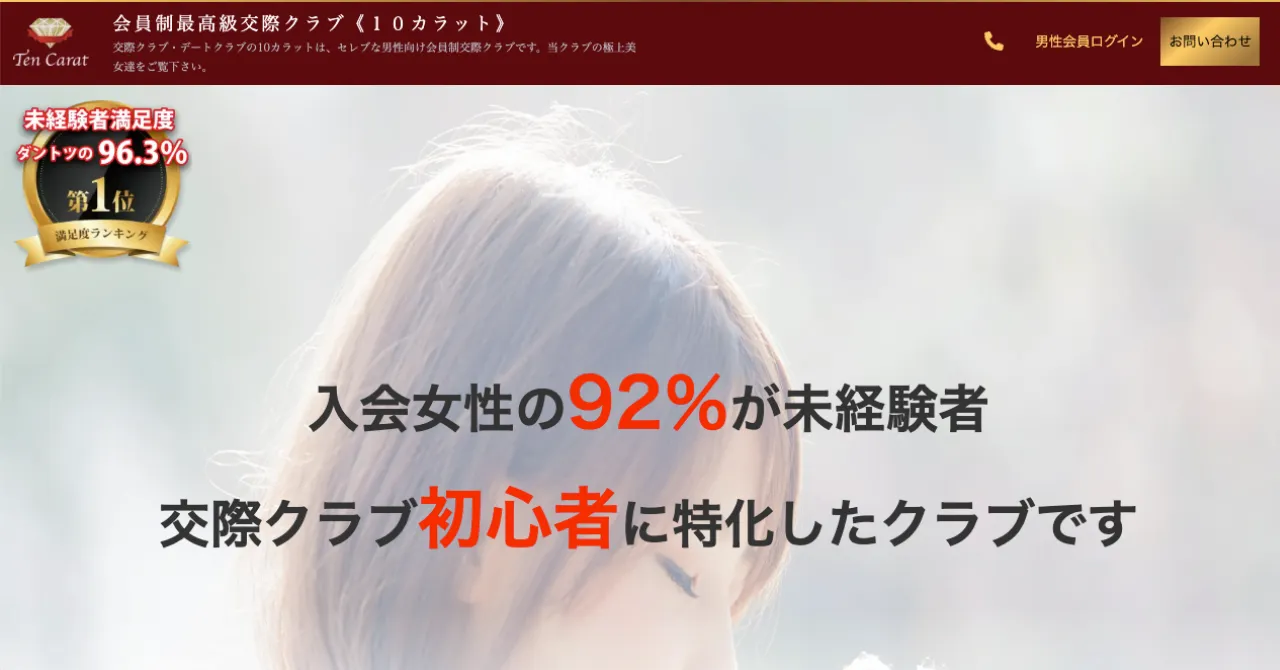 お手当相場が高いおすすめ交際クラブ6選「10カラット」