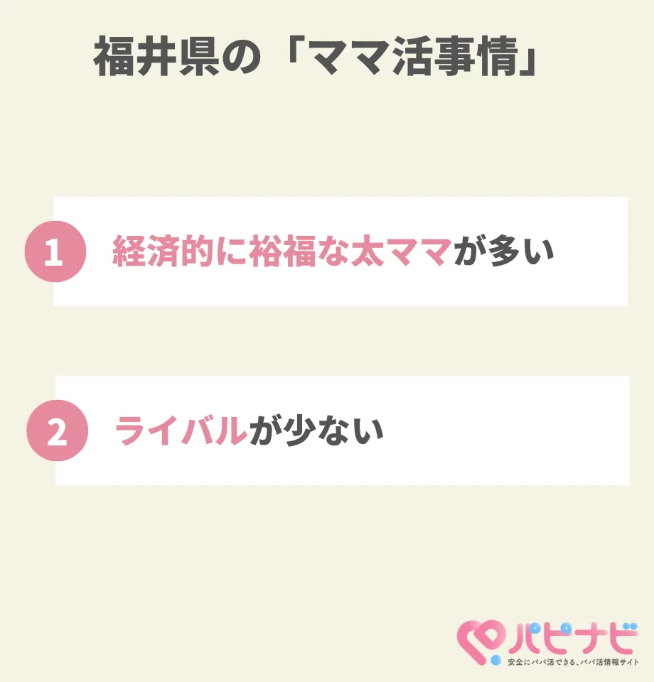 福井県のママ活事情