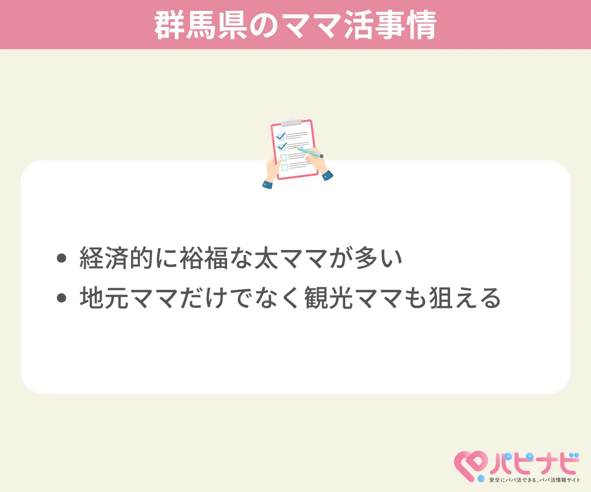 群馬県のママ活事情