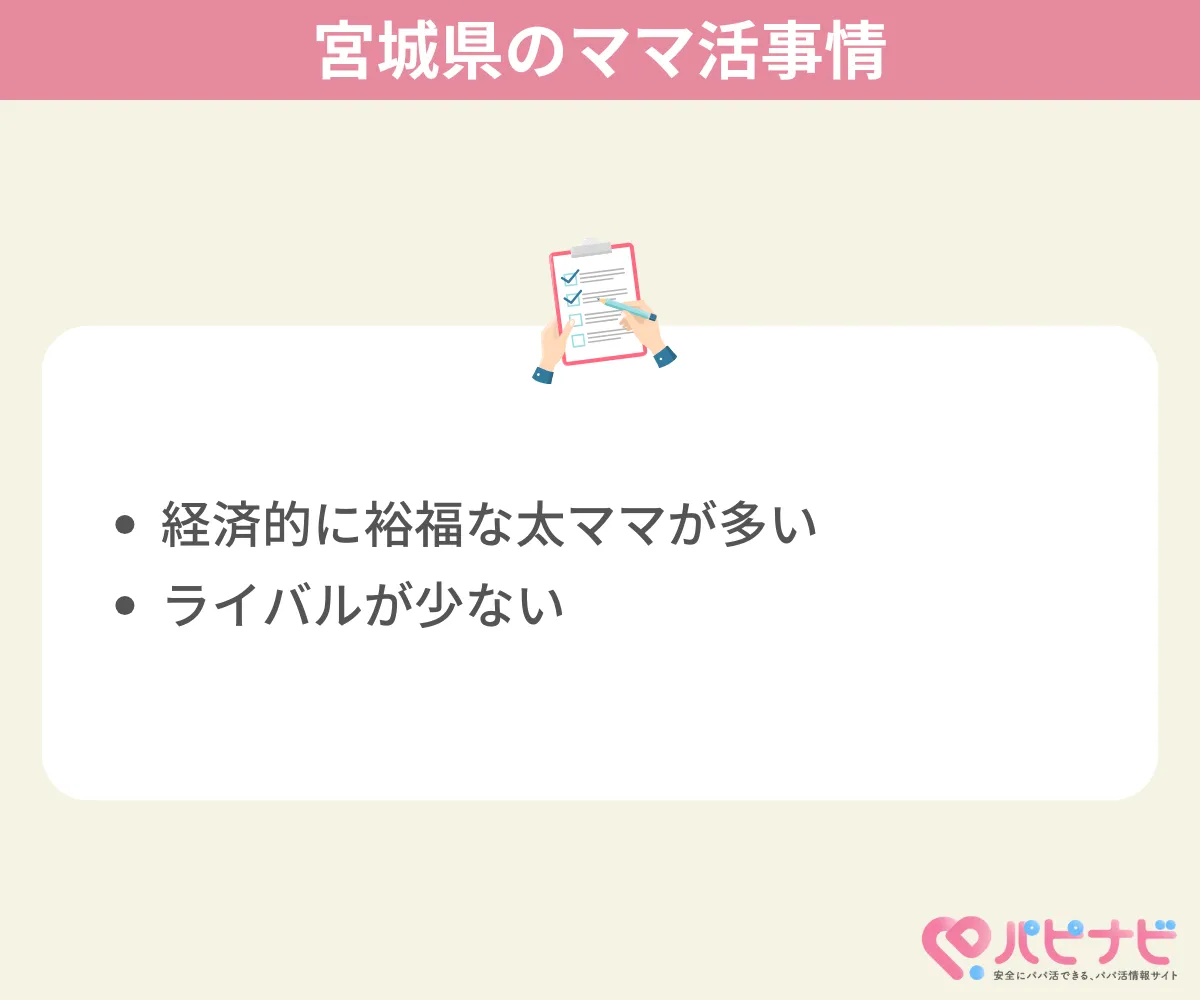 宮城県のママ活事情