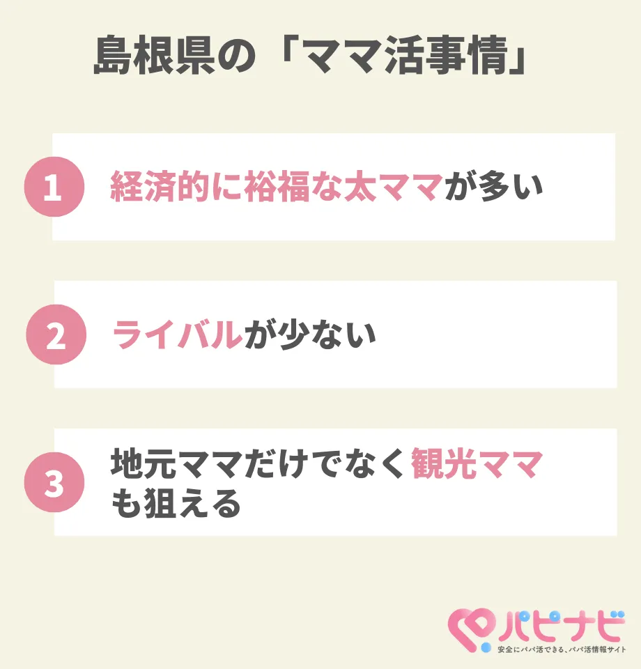 島根県のママ活事情