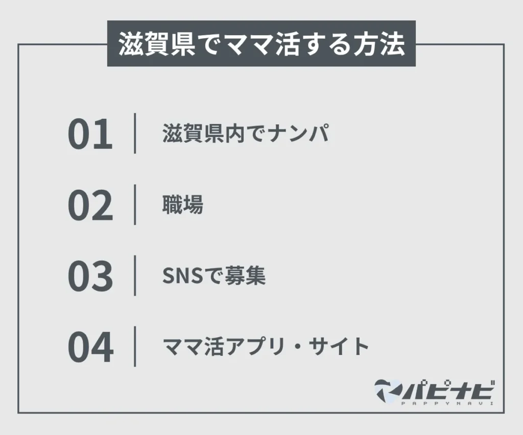 滋賀県でママ活をする方法