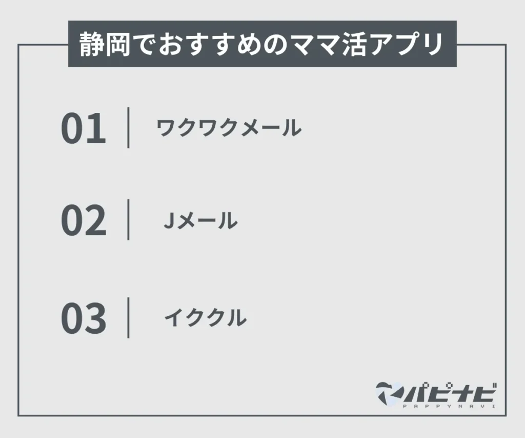 静岡でおすすめのママ活アプリ