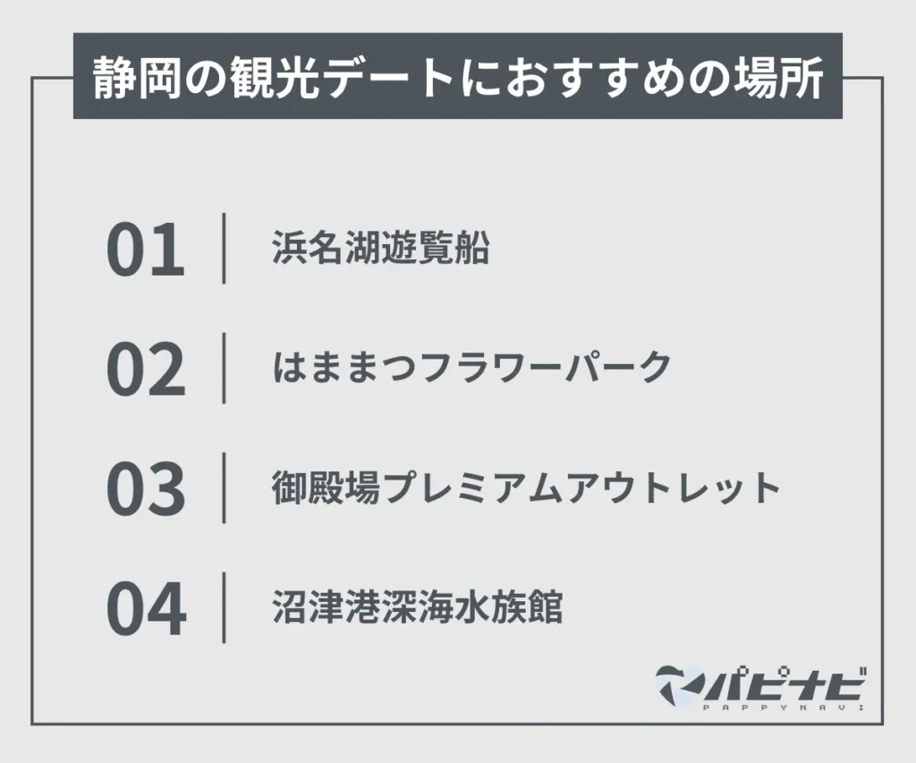 静岡の観光デートにおすすめの場所