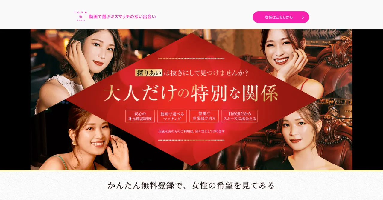 援交募集におすすめの出会い系アプリ・サイト「ラブアン」