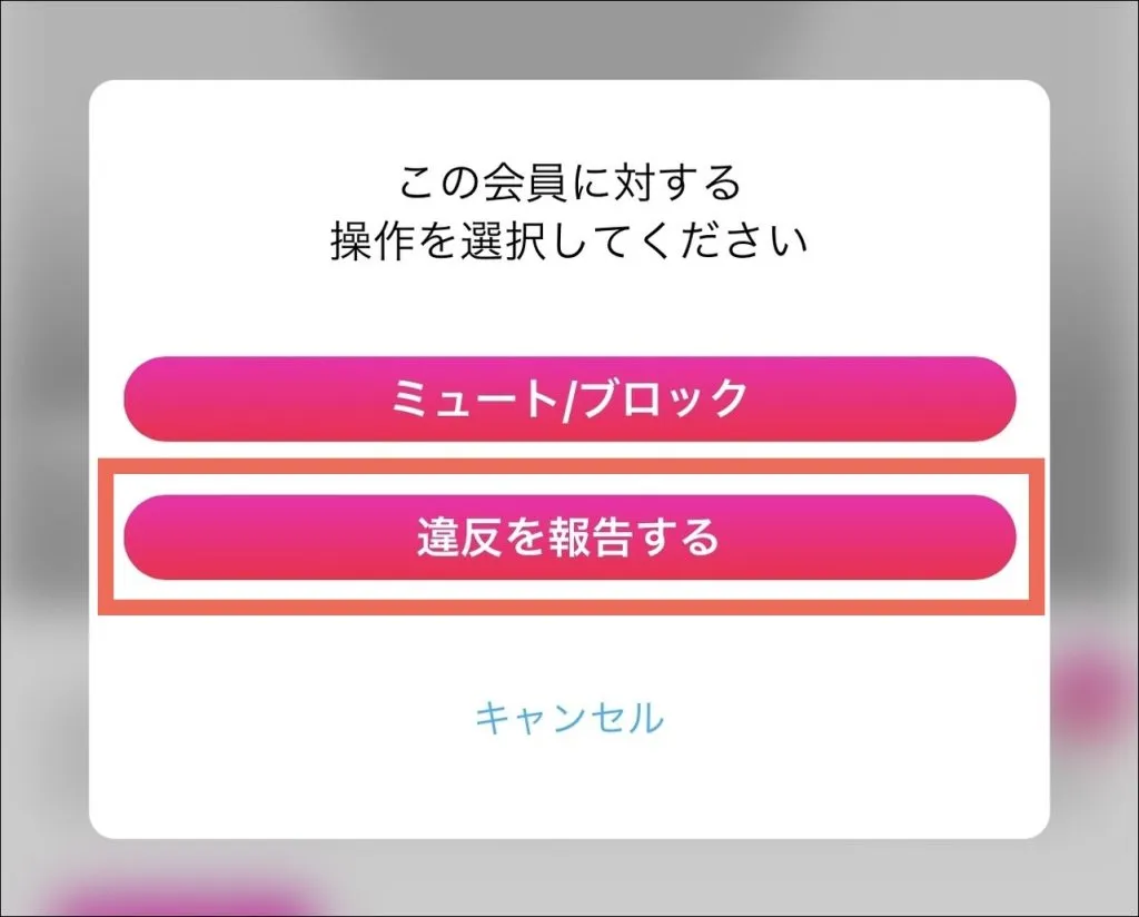 ラブアンの通報方法②