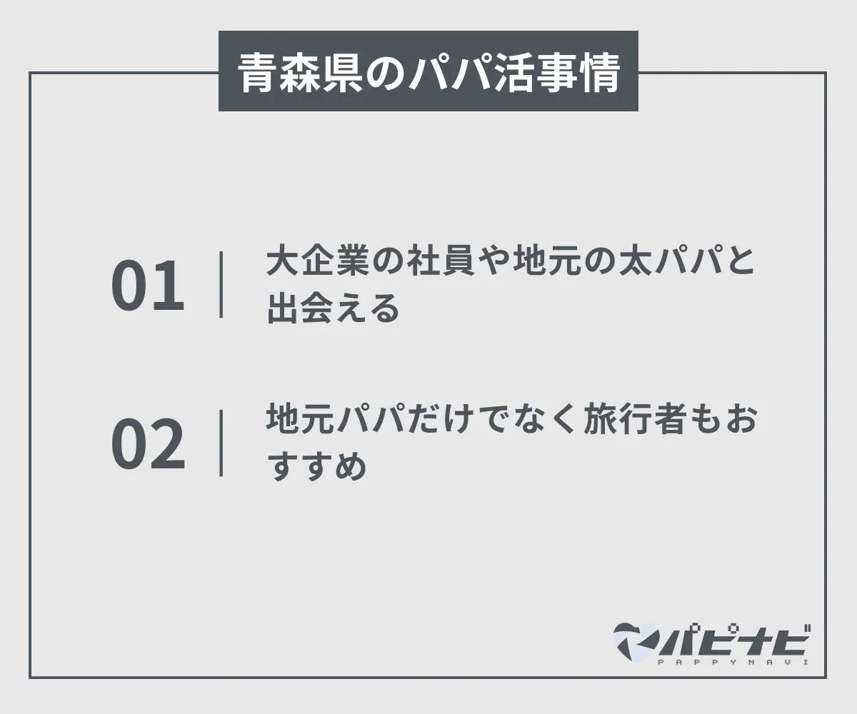 青森県のパパ活事情