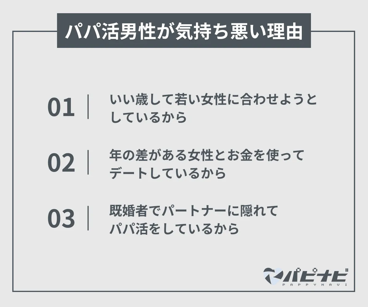 パパ活する男性が気持ち悪いと批判されている理由を徹底調査