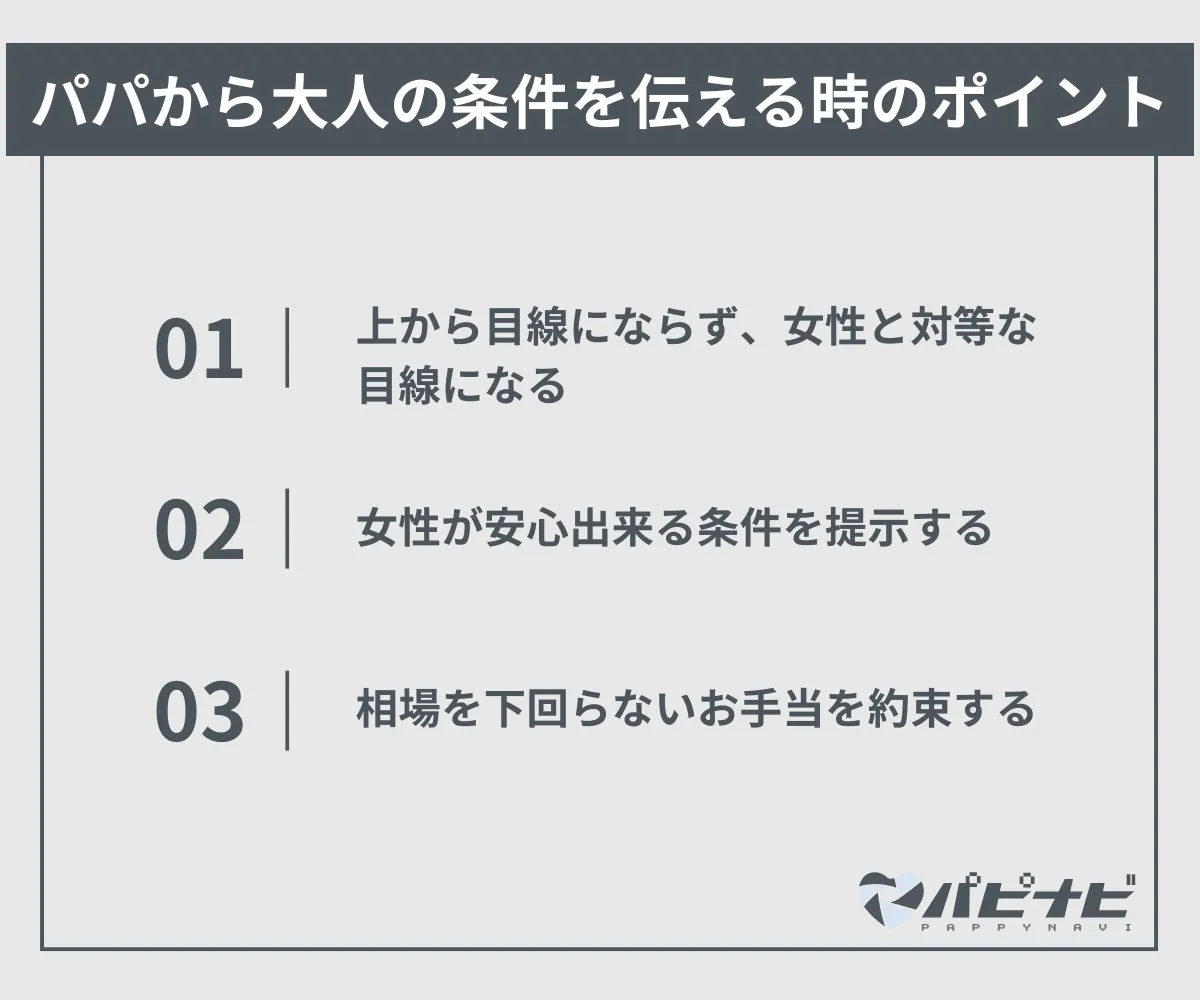 パパから大人の条件を伝える時のポイント