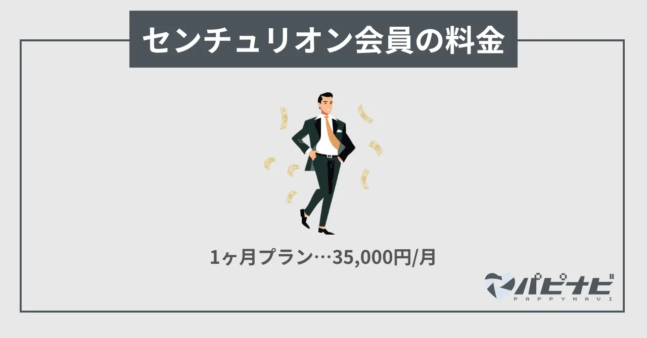 ペイターズのセンチュリオン会員（VIPオプション）の料金